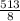 \frac{513}{8}