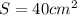 S=40{cm}^{2}