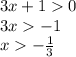 3x+10\\3x-1\\x-\frac{1}{3}