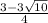 \frac{3-3\sqrt{10} }{4}