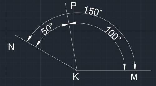 начертите угол mkn равный 150 градусов лучом кр РАЗДЕЛИТЕ УГОЛ ТАК ЧТОбЫ УГОЛ МКР бЫЛ РАВЕН 100 ГРАД
