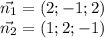 \vec{n_1}=(2;-1;2)\\\vec{n_2}=(1;2;-1)