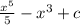 \frac{x^5}{5}-x^3+c