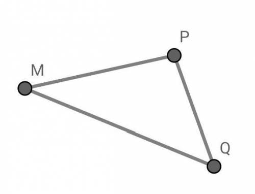 54. Накресліть довільний трикутник. Позначте його вершини буквами M, P, Q. Укажіть: 1) сторони, прил