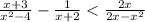 \frac{x+3}{x^2-4} -\frac{1}{x+2}