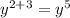 y^{2+3} =y^{5}