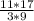 \frac{11*17}{3*9}