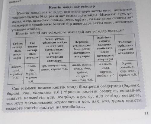 көптік мәнді зат есімдер что это такое? скажите правило на русском, чтобы понимать. Просто перевод ф