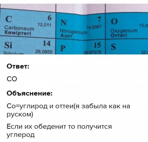 валентное соединение углерода (||):A) COB) CO2C) CH4D) SO3E) H2S