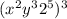 (x^{2} y^{3} 2^{5})^3