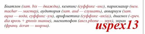 Задание 1. Выпишите только заимствованные слова. В скобках рядом с каждым словом укажите,по каким пр