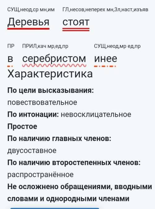 Деревья стоят в серебристом инее с характеристикой повест это 4