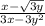 \frac{x - \sqrt{3y} }{3x - 3 {y}^{2} }