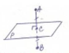 Даны точки А(5;3; -1) и B(1;-3;3). Найдите плоскость симметрии данных точек. Варианты ответов: 1) 2x