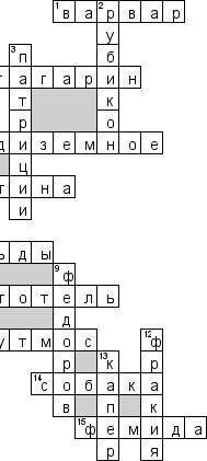 Кроссворд по теме древний восток15 штук .