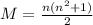 M = \frac{n(n^2 + 1)}{2}