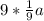 9*\frac{1}{9}a