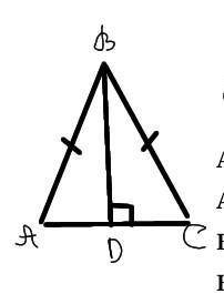 В равнобедренном треугольнике АВС с основанием АС боковая сторона АВ равна 18 см, а высота BD, прове