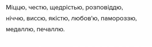 264 Поставте іменники у формі орудного відмінка однини й запишіть. Під кресліть орфограму, поясніть