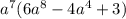 a^{7} (6a^{8}-4a^{4}+3 )