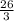 \frac{26}{3}