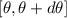 [\theta,\theta+d\theta]