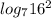 log_{7}16^2