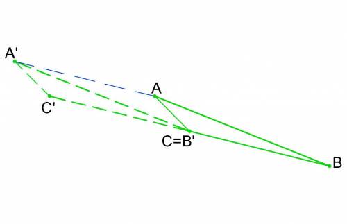 20 . вершины треугольника авс имеют координаты а (-2; 4); в (3; -2) с (-1; 3). осуществили параллель