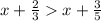 x+\frac{2}{3} x+\frac{3}{5}