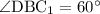 \angle\mathrm{DBC_1}=60^{\circ}