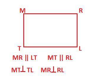 Начертите прямоугольник мрлт. какие стороны прямоугольника перпендикулярны,какие параллельны? запиши