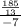  \frac{ \frac{185}{13} }{ - 7} 