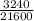 \frac{3240}{21600}