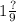 1 \frac{?}{9} 