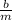 \frac{b}{m}