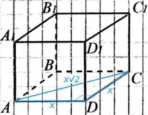 Почему ad = ac/√2 нигде не могу найти, !