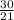  \frac{30}{21} 