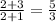 \frac{2+3}{2+1} =\frac{5}{3}