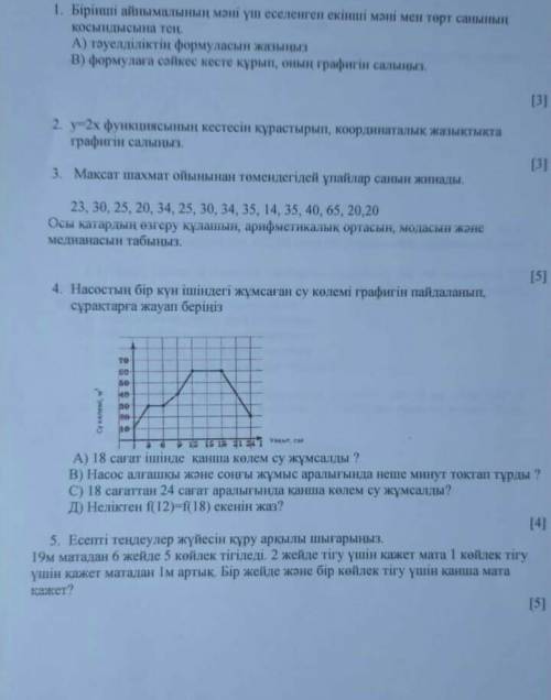 6сынып 4тоқсан математика тжб көмектесндерш​