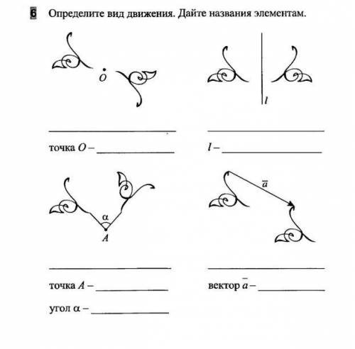 Ребят Определите вид движения.Дайте названия элементам.