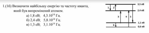 Самостійна з квантової фізики, 11 клас. 5 завдань на фото.