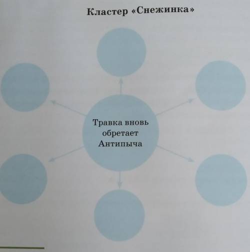 Кластер «Снежинка»Травка вновьобретаетАнтипыча​