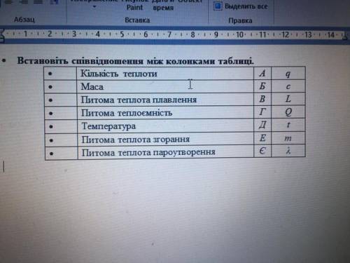 Встановити Співвідношення Між колонками таблиц