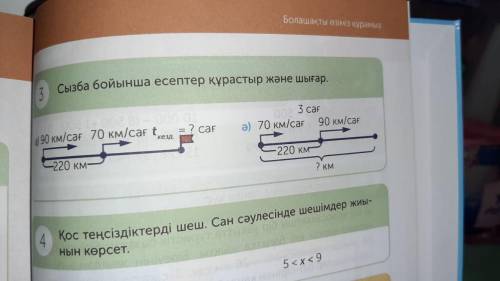 Сызба бойынша есептер құрастыр және шығар