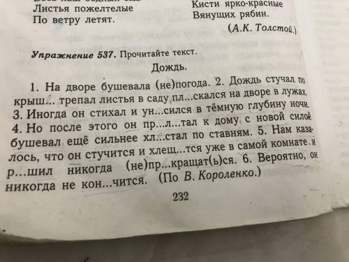 все это упражнение 537