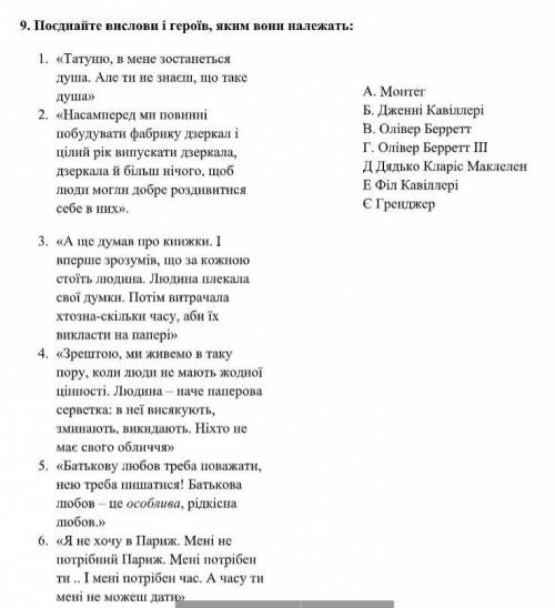 вас надо 7. Зробіть висновок, у чому, на думку Р. Бредбері, полягає катастрофічність майбутнього люд