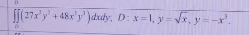 Я откинусь сейчас я не могу решить решите двойной интеграл в указанной области