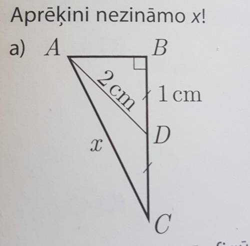 . Aprēķini nezināmo x!ka?​