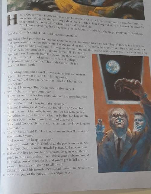 Questions1. What was Henry Cooper?2. Where was he?3. What was strange to H Cooper?4. Whot was the s