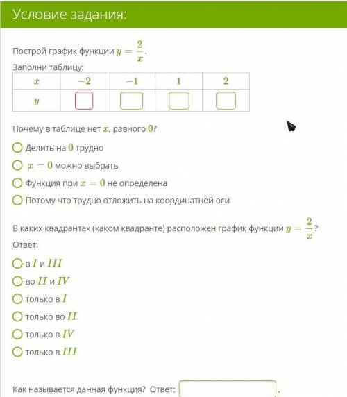 Постройте график функции. От